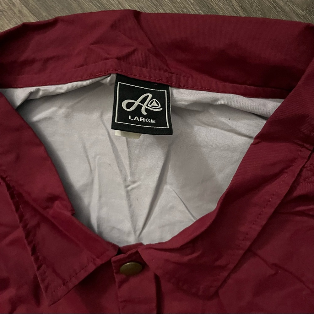 Active Snap Button Down Windbreaker Jacket Size L… - image 2